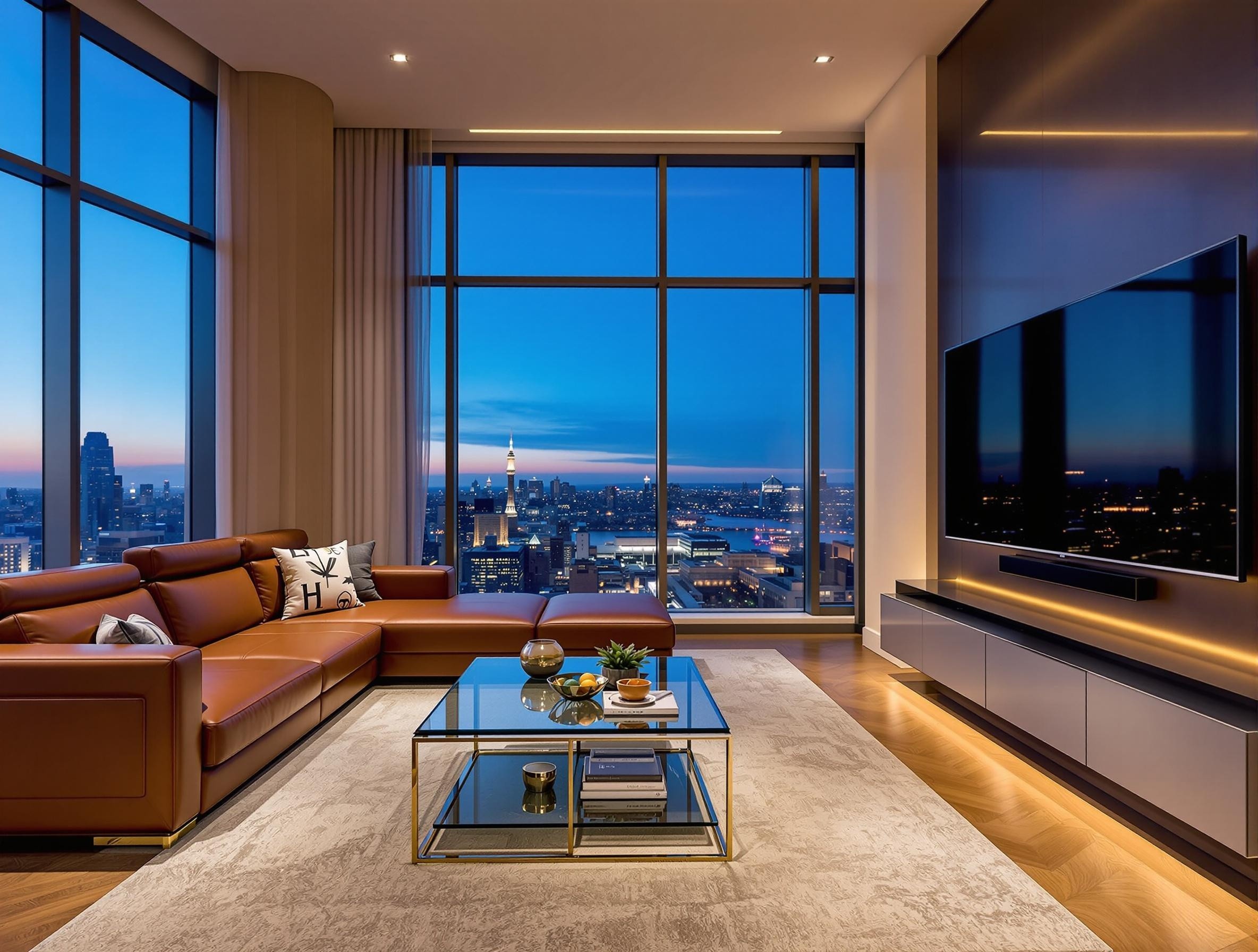 Executive Suite - Elegant living area with separate bedroom